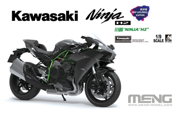 1/9 Kawasaki Ninja H2 (Pre-colored Edition)